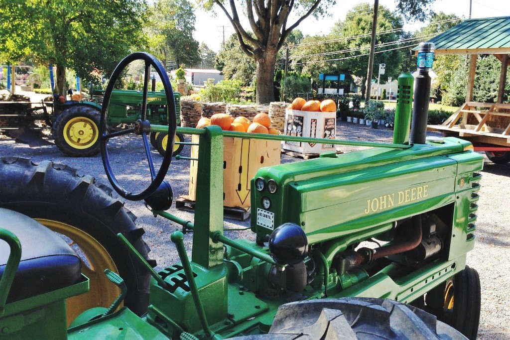 spring water farms tractors pumpkin